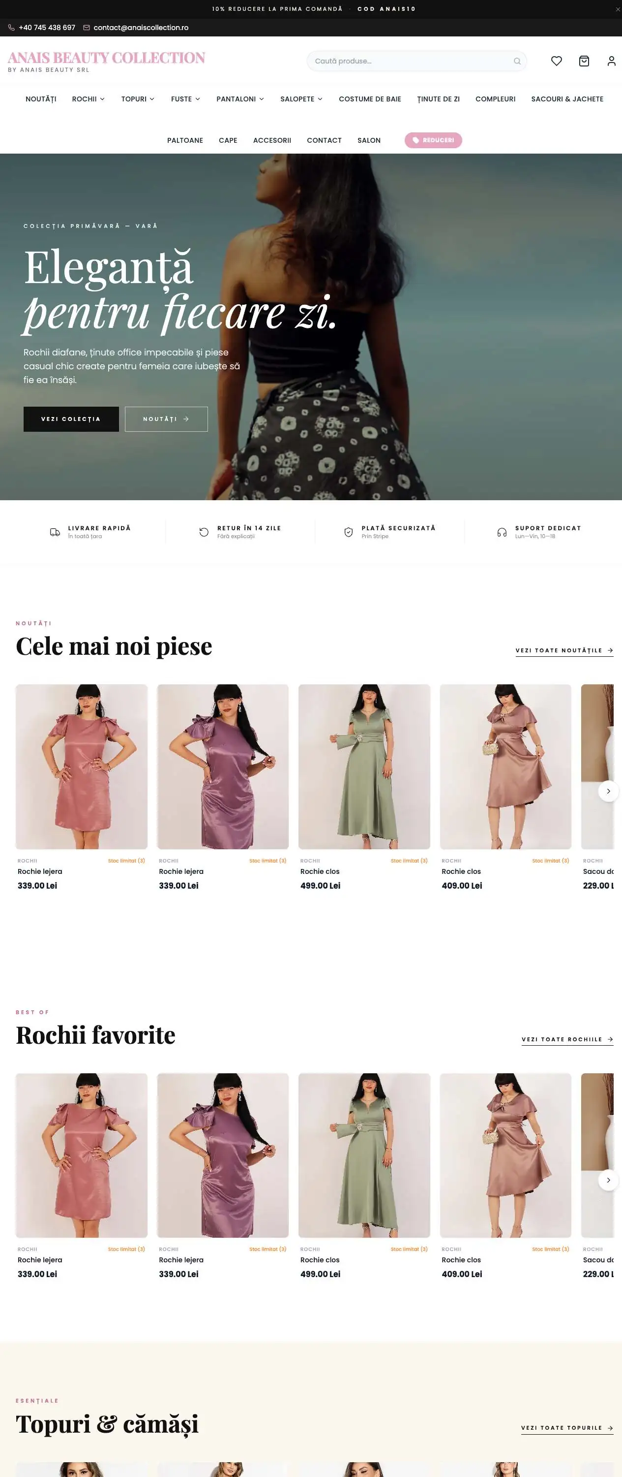 Site-ul ANAIS Collection