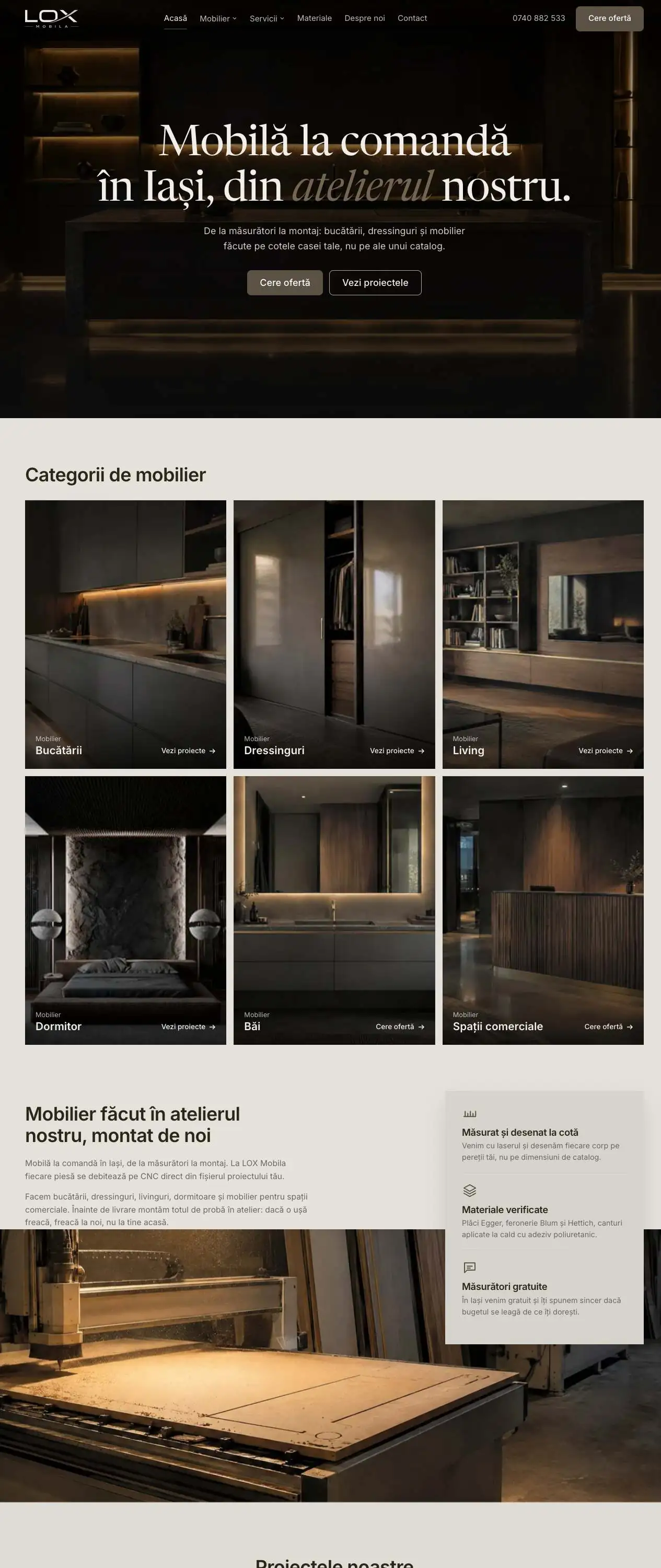 Site-ul LOX Mobila